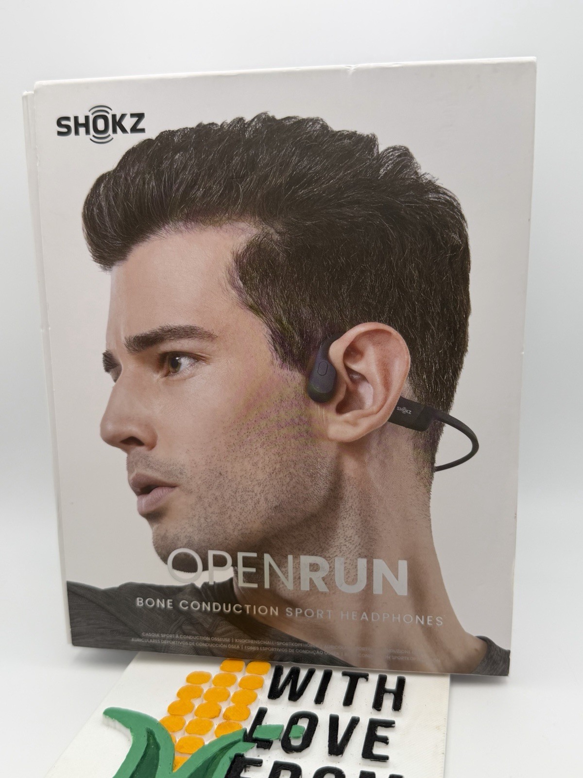 Shokz OpenRun Wireless Bone Conduction Headphones – Black S803