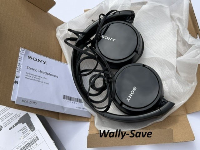 Sony MDR-ZX110 Headphones Stereo Extra Bass Monitor Over-Head Headphone Wired