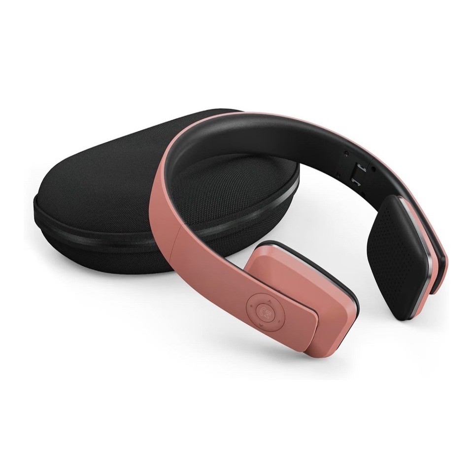 NEW Apex Pro Wireless Bluetooth Noise Cancelling Foldable Headphones Rose Gold