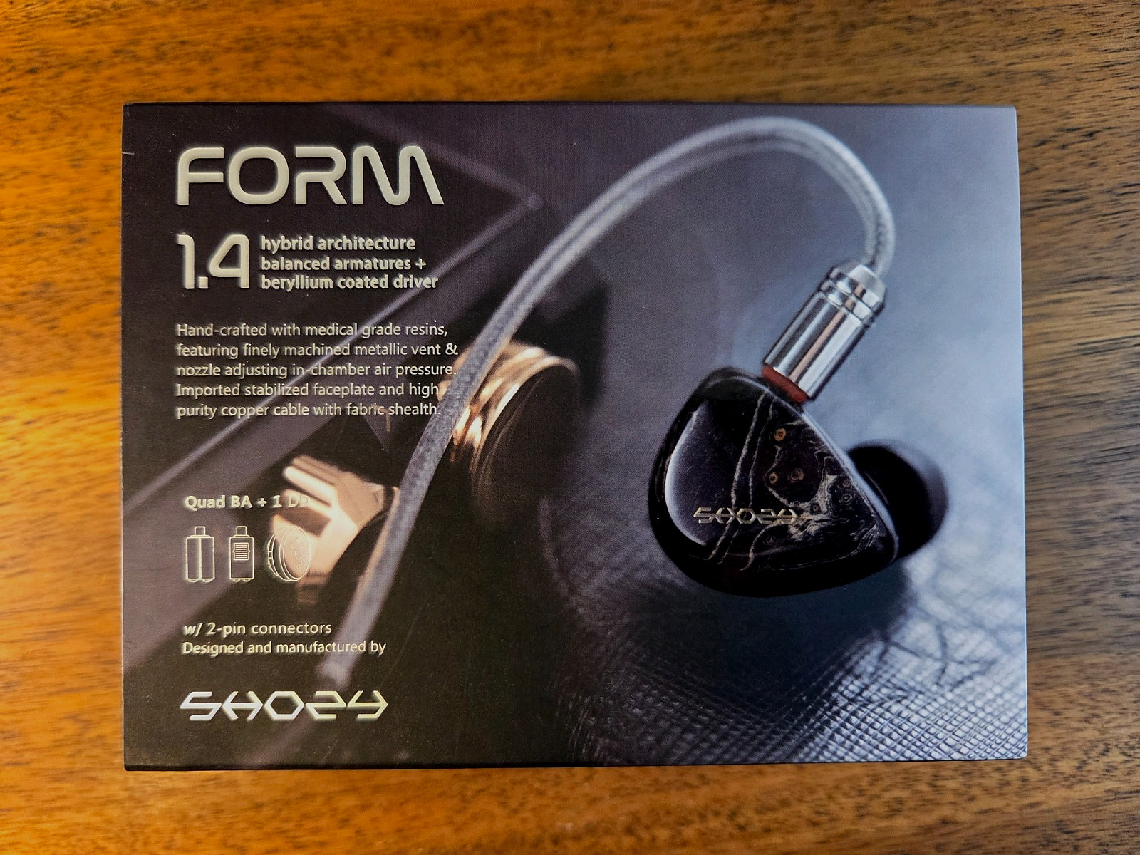 Shozy Form 1.4 Hybrid 5 driver IEM. Smooth analog sound