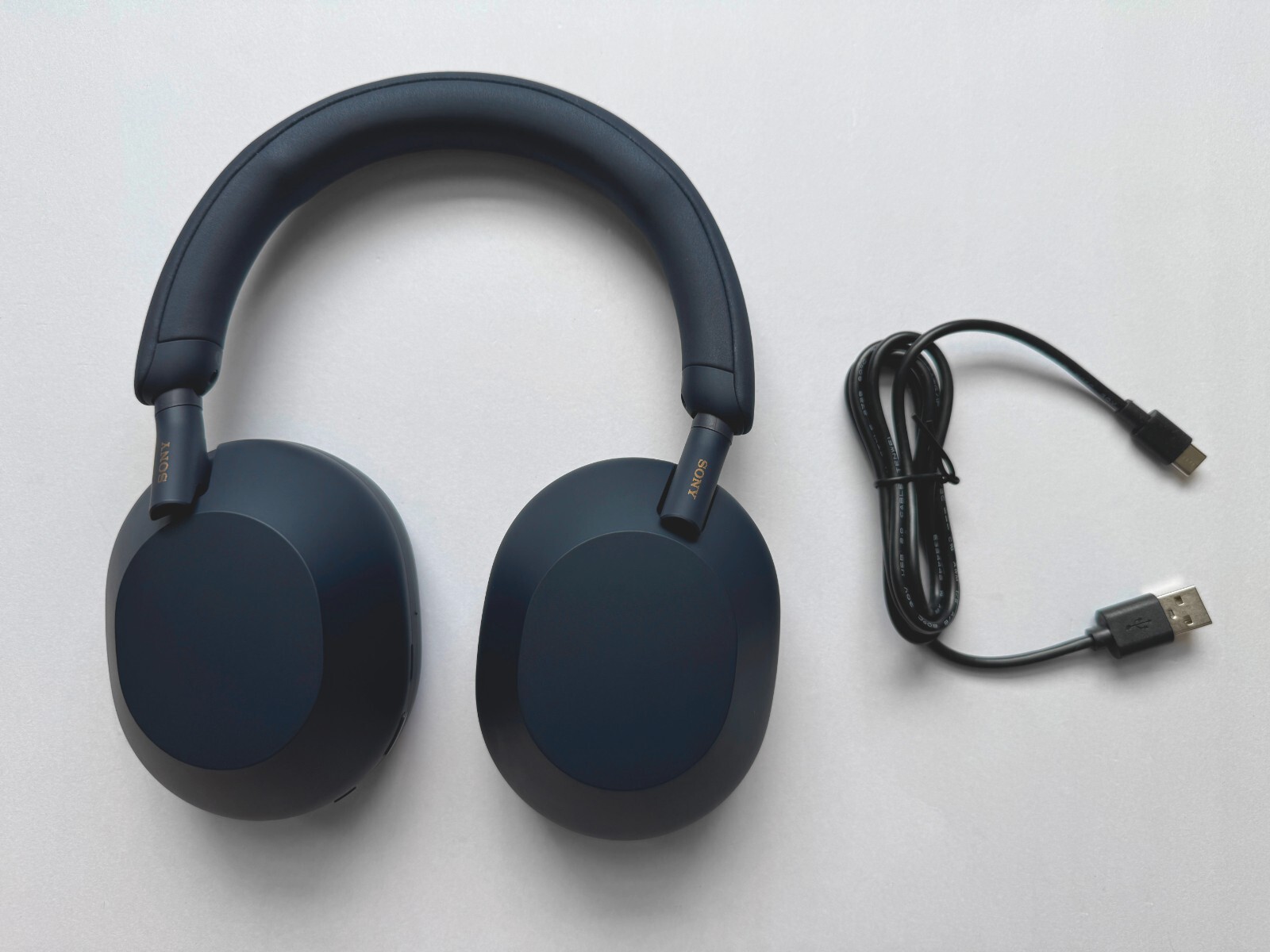 SONY WH-1000XM5 Wireless Noise Canceling Over Ear Headphones – BLUE #E