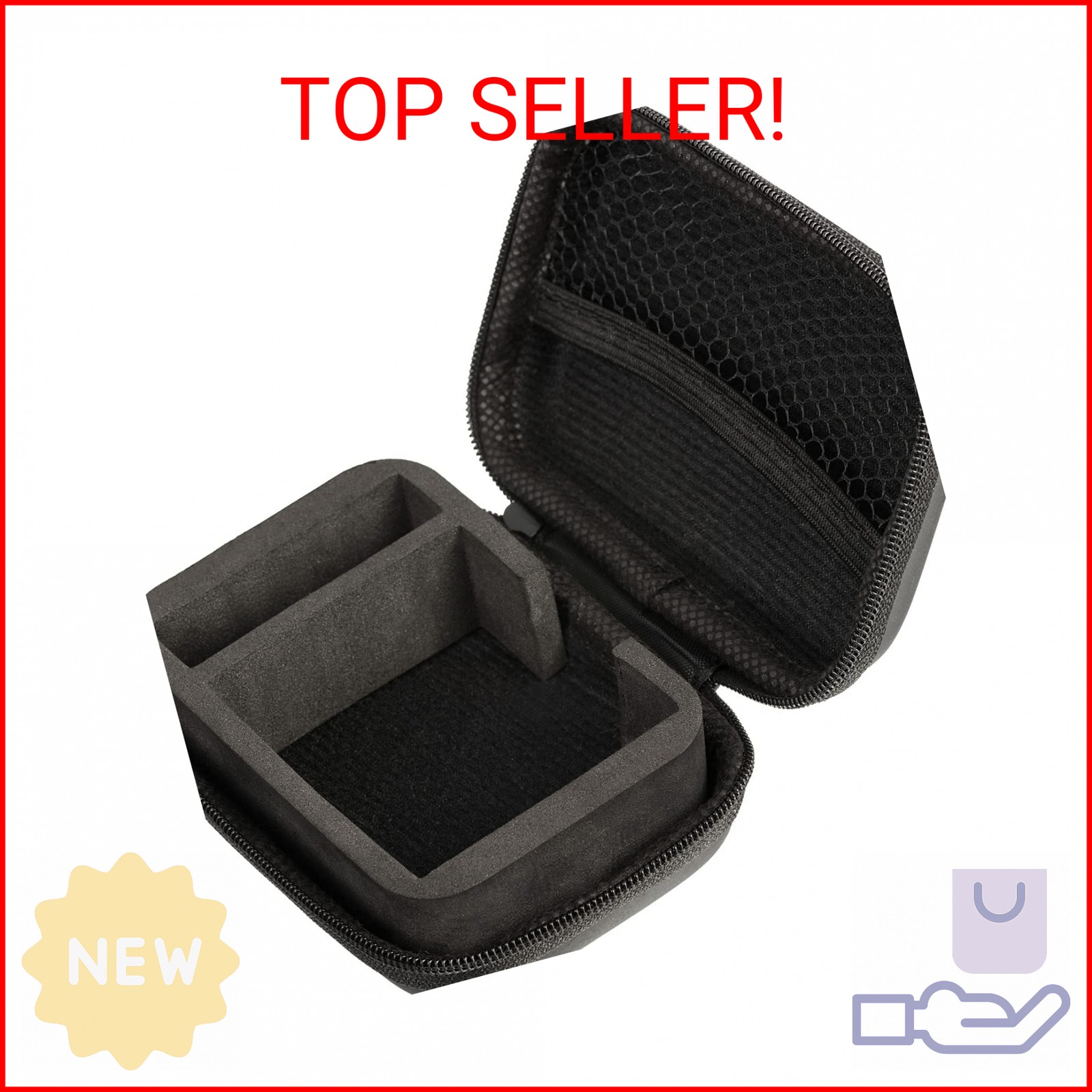 IEM Case for in-Ear Monitors, Headphones & Earbuds – EVA Travel Storage Bag for