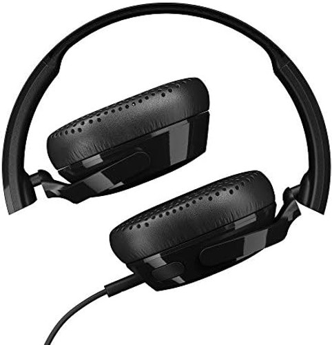Skullcandy Riff On-Ear Wired Headphones, Convenient for Travel with 3.5mm AUX…