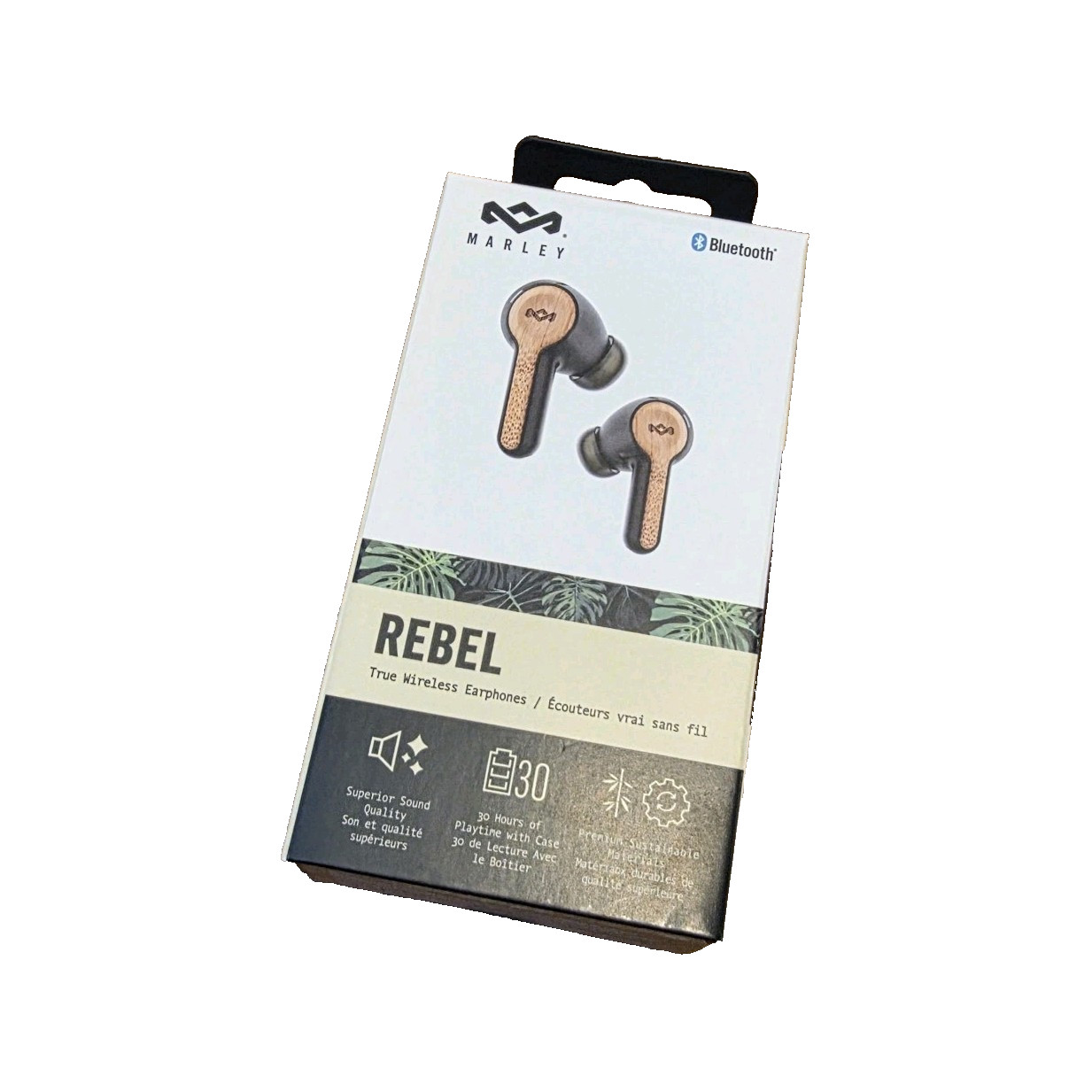 House of Marley Rebel True Wireless Bluetooth ANC Earbuds Beige/Black