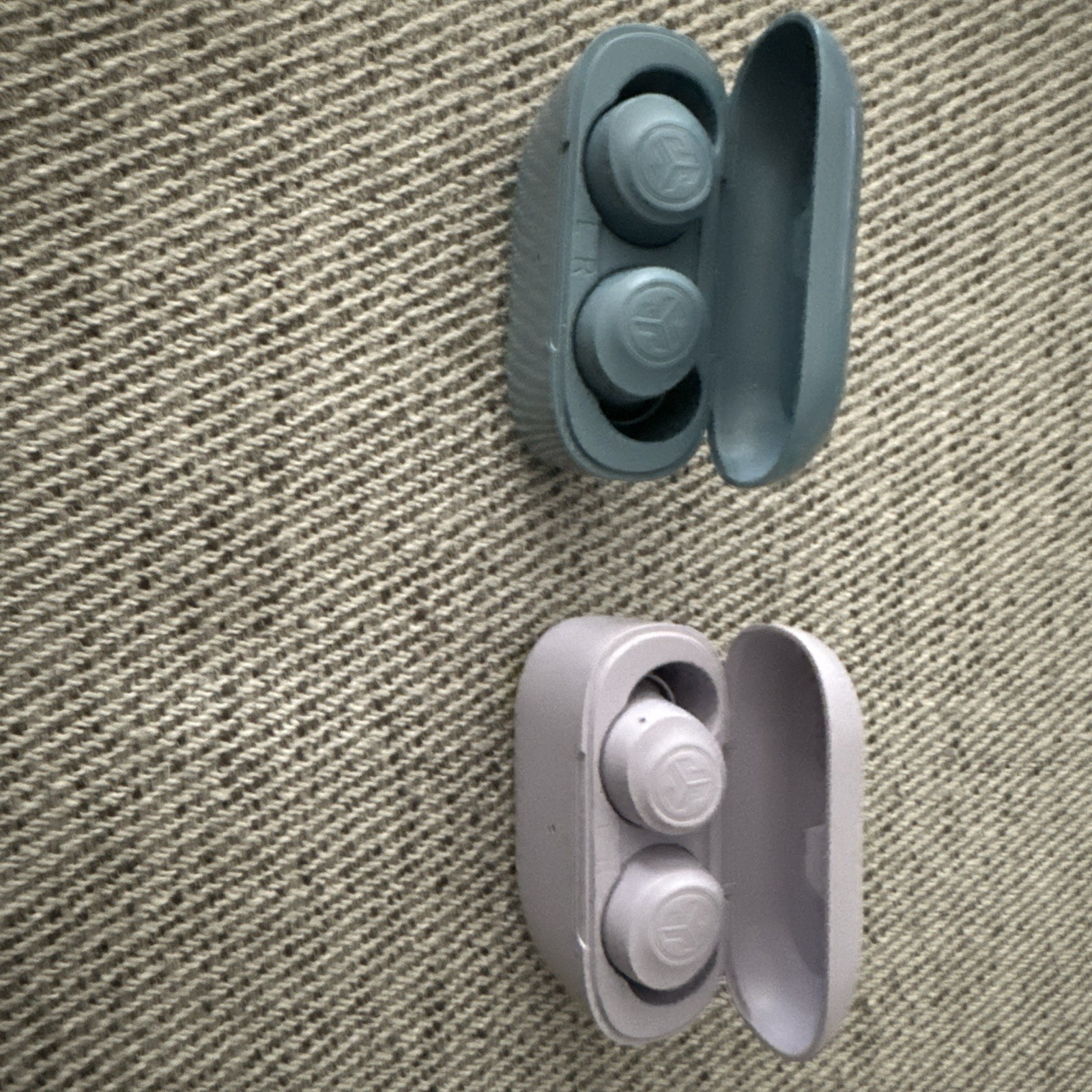JLab WIRELESS EARBUDS “Go Air Pop” BOTH PAIR INCLUDED IN PRICE !!! BOGO