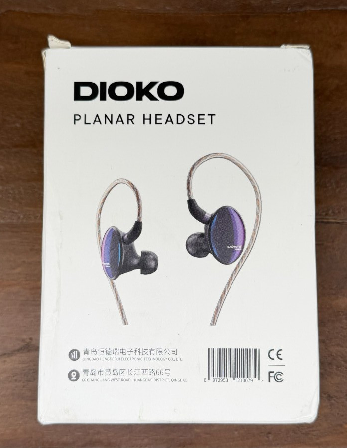 Crinacle SALNOTES 7Hz Dioko 14.6mm Planar Diaphragm Driver In Ear Earphone HiFi