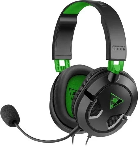 Turtle Beach Recon 50X Wired Gaming Headset Xbox PS5 PC 3.5mm Black/Green