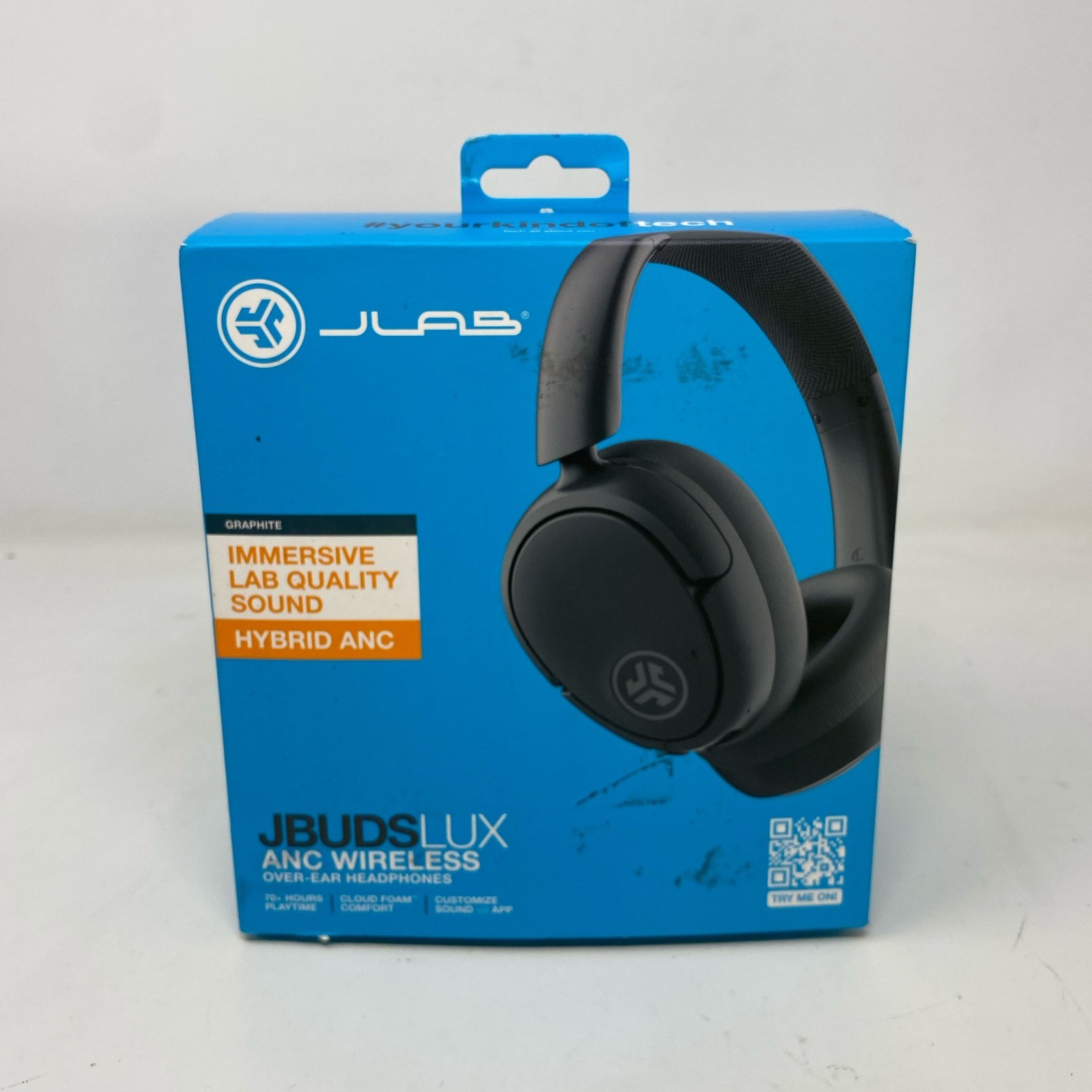 JLab JBuds Lux ANC Wireless Over-Ear Headphones Graphite