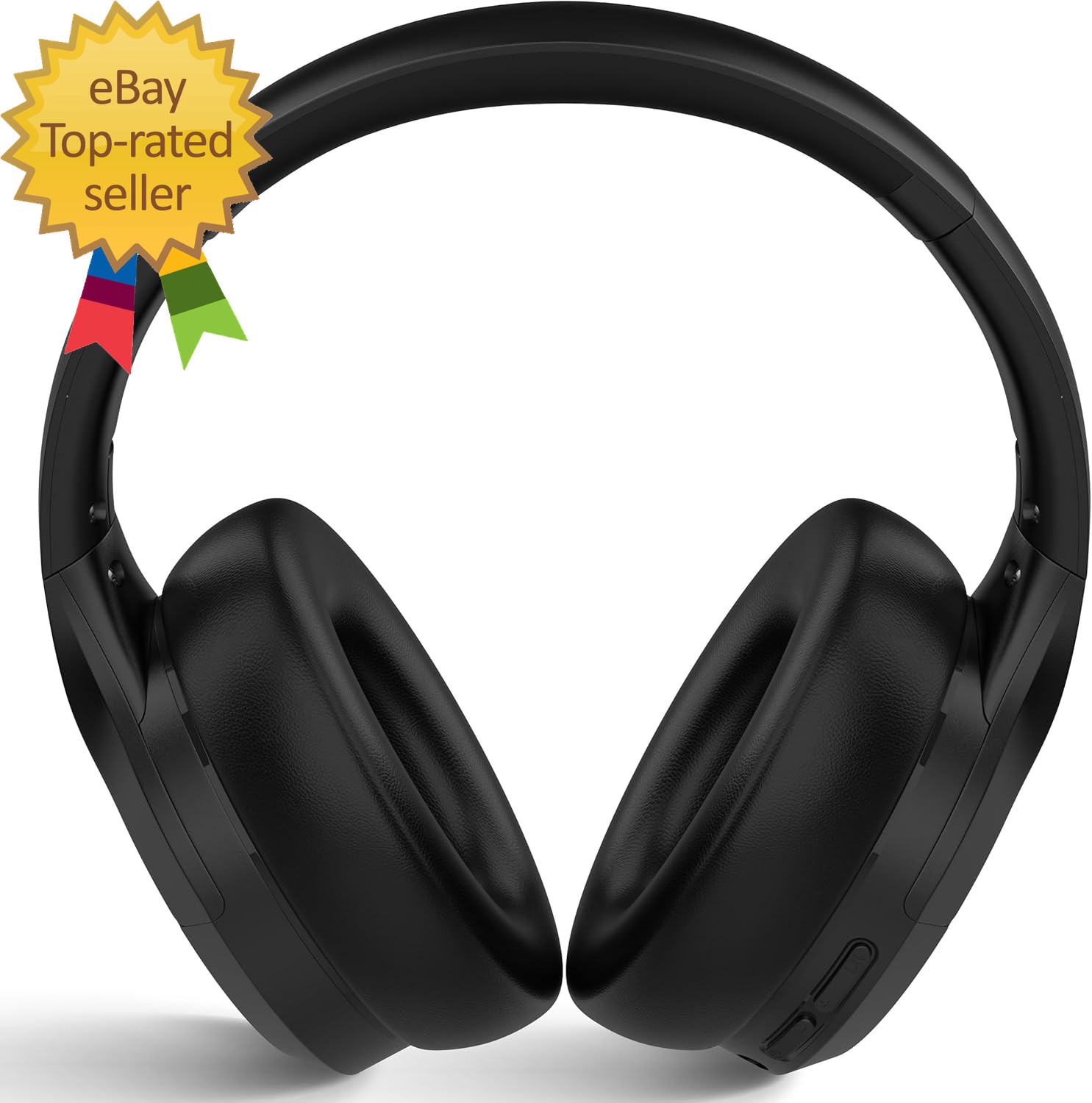Active Noise Cancelling Headphones Bluetooth over Ear Hi-Fi Stereo100H Playback