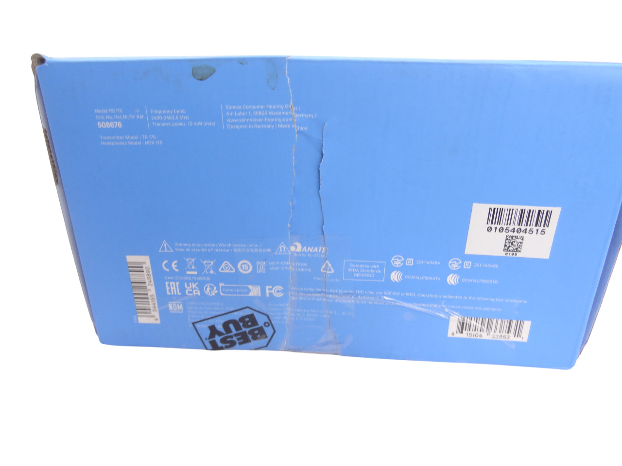 SENNHEISER RS 175 Digital TV Headphones Wireless – Free shipping