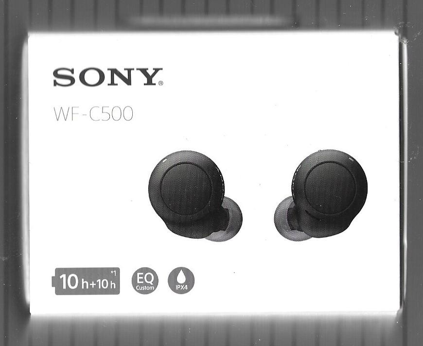 SONY WF-C500 Black Wireless Stereo EARBUDS New In Box SEALED iPHONE & Android