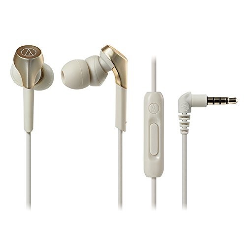 audio technica ATH-CKS550XiS CG SOLID BASS Hi-Res Headphones Champagne Gold