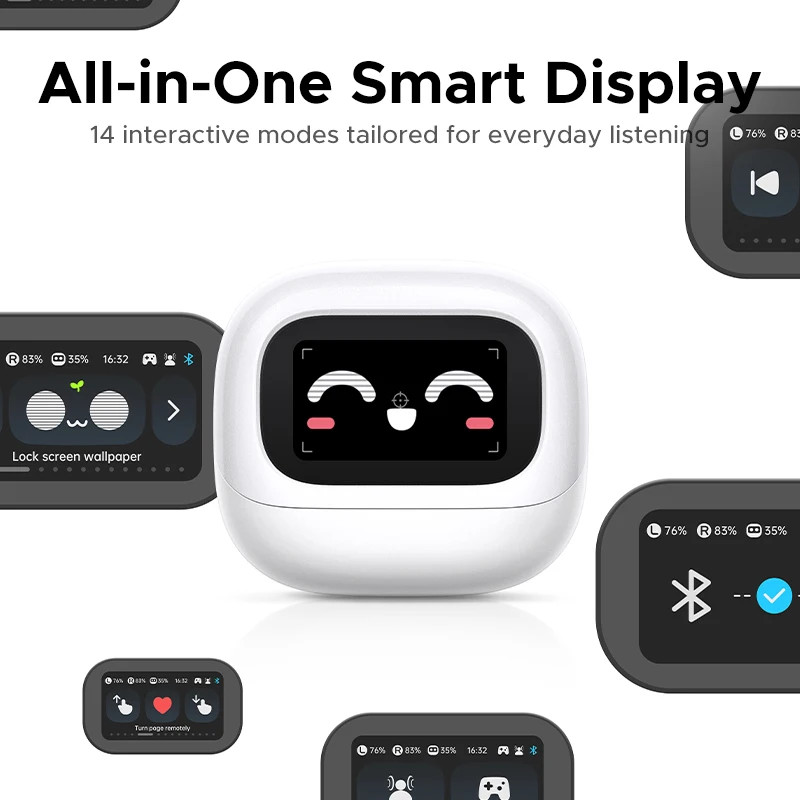 UGREEN Lightbuds Semi Open Adaptive Noise Reduction ANC Wireless Earphones