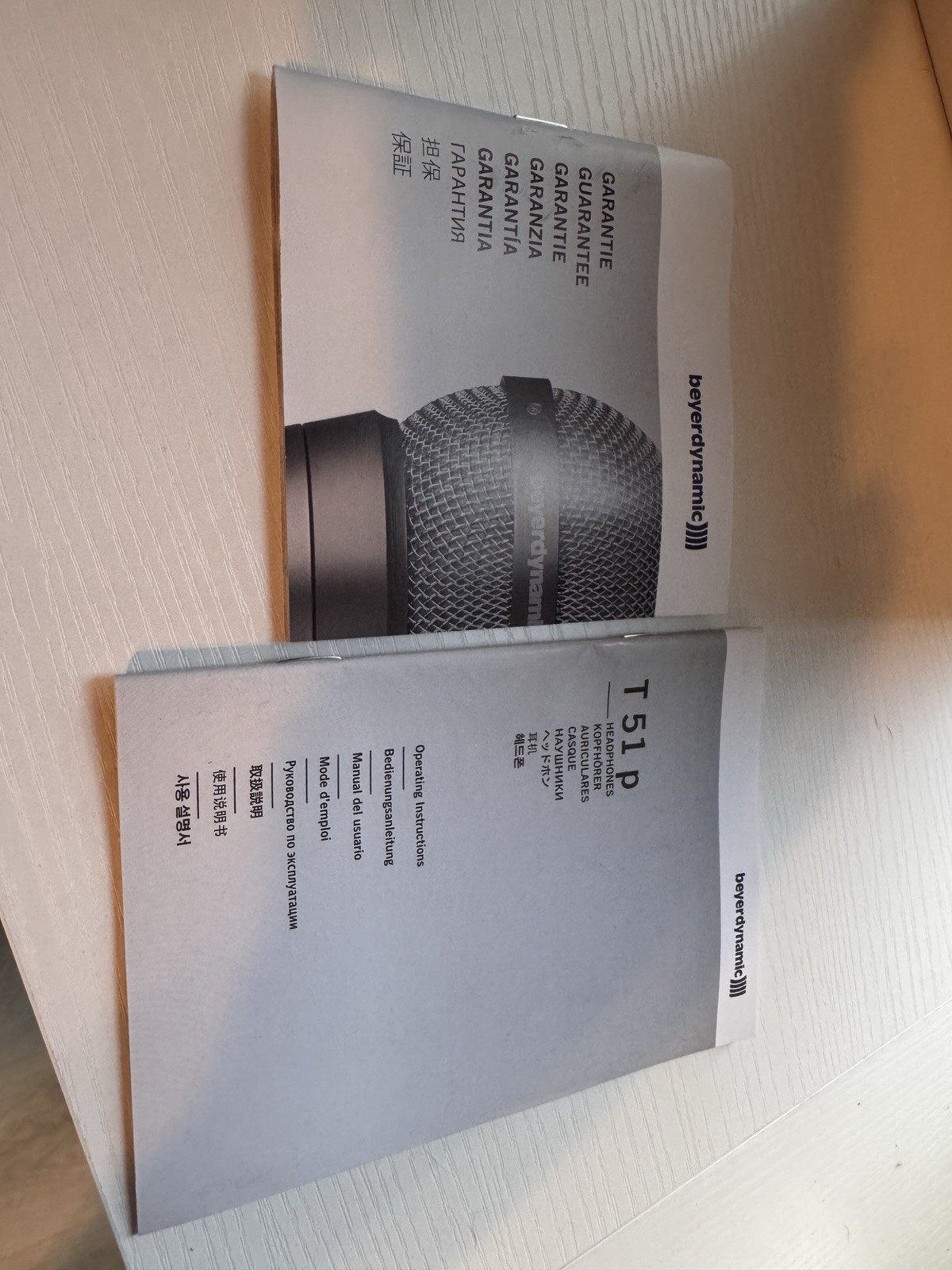 Beyerdynamic T 51 p Portable Headphones Open Box Case Manuals Accessories