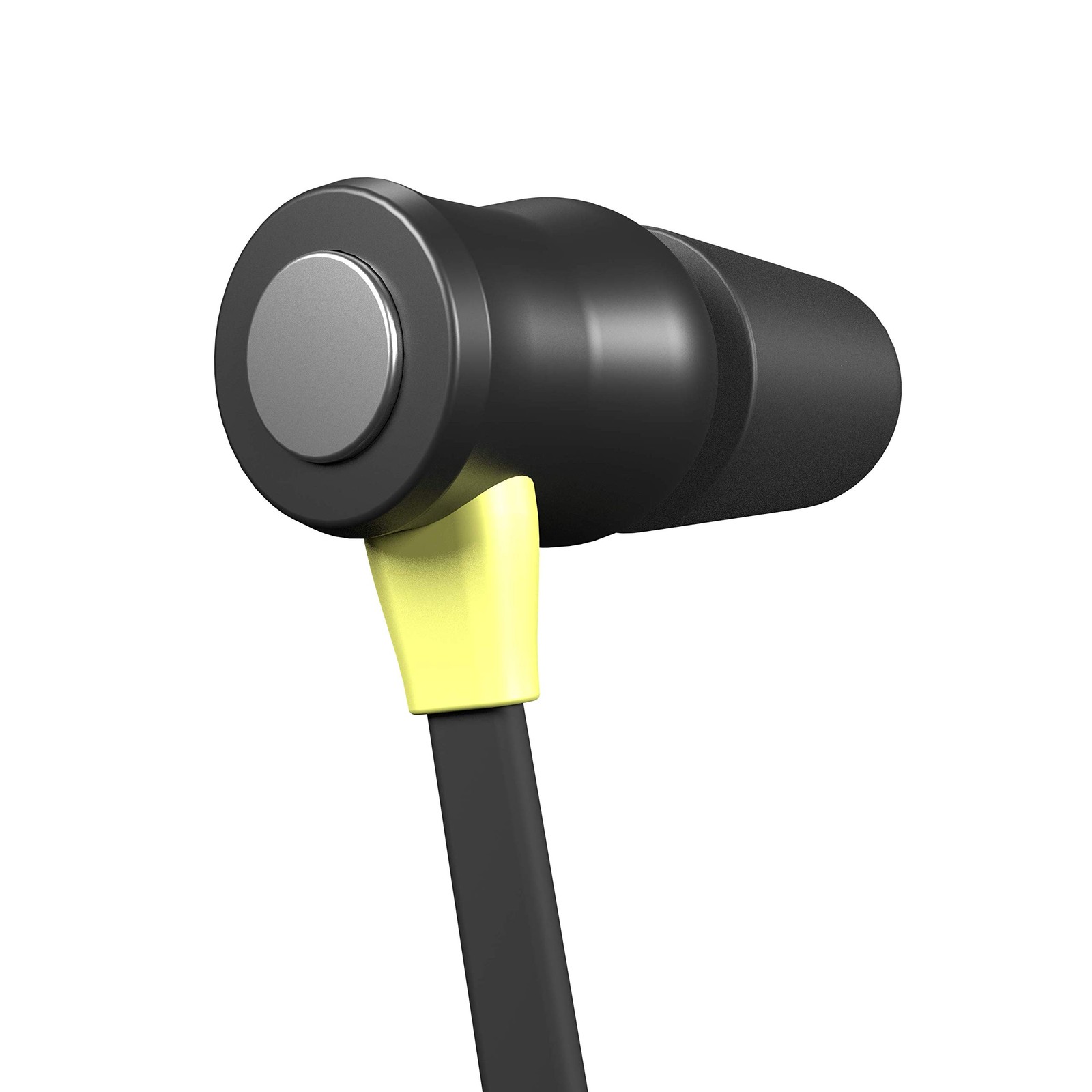 Black Yellow Noise Cancelling Headphones 11 Hour Battery IP67 Waterproof
