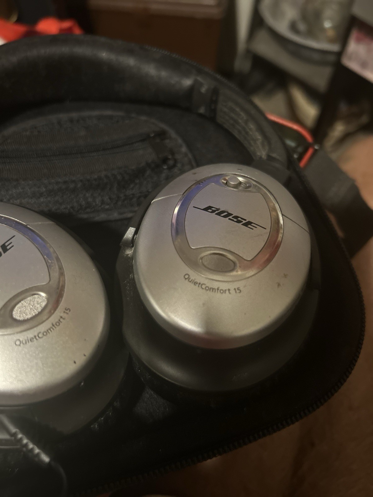 Bose OE On-Ear Headphones Wired Foldable W/ OEM Airplane Aviation Adapter Plug