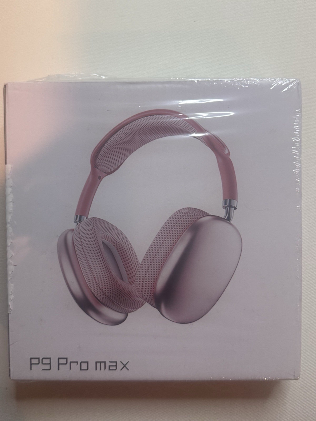 New P9 PRO MAX Headphones Noise Cancelling Bluetooth Earphones Red