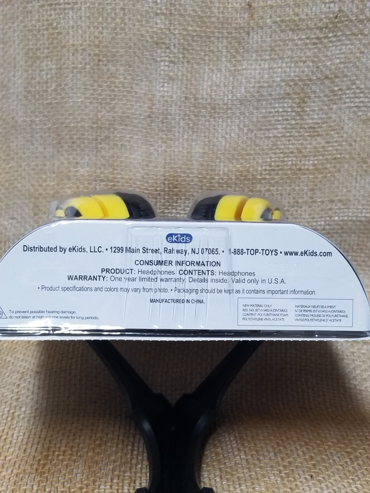 Pokemon Pikachu Kids Headphones Pokemon Company eKids 2018 Brand New Sealed NIB