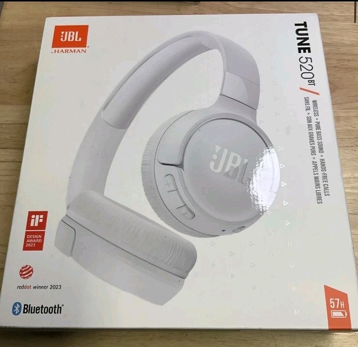 JBL Tune 520BT – Wireless On-Ear Headphones, Up to 57H Battery Life