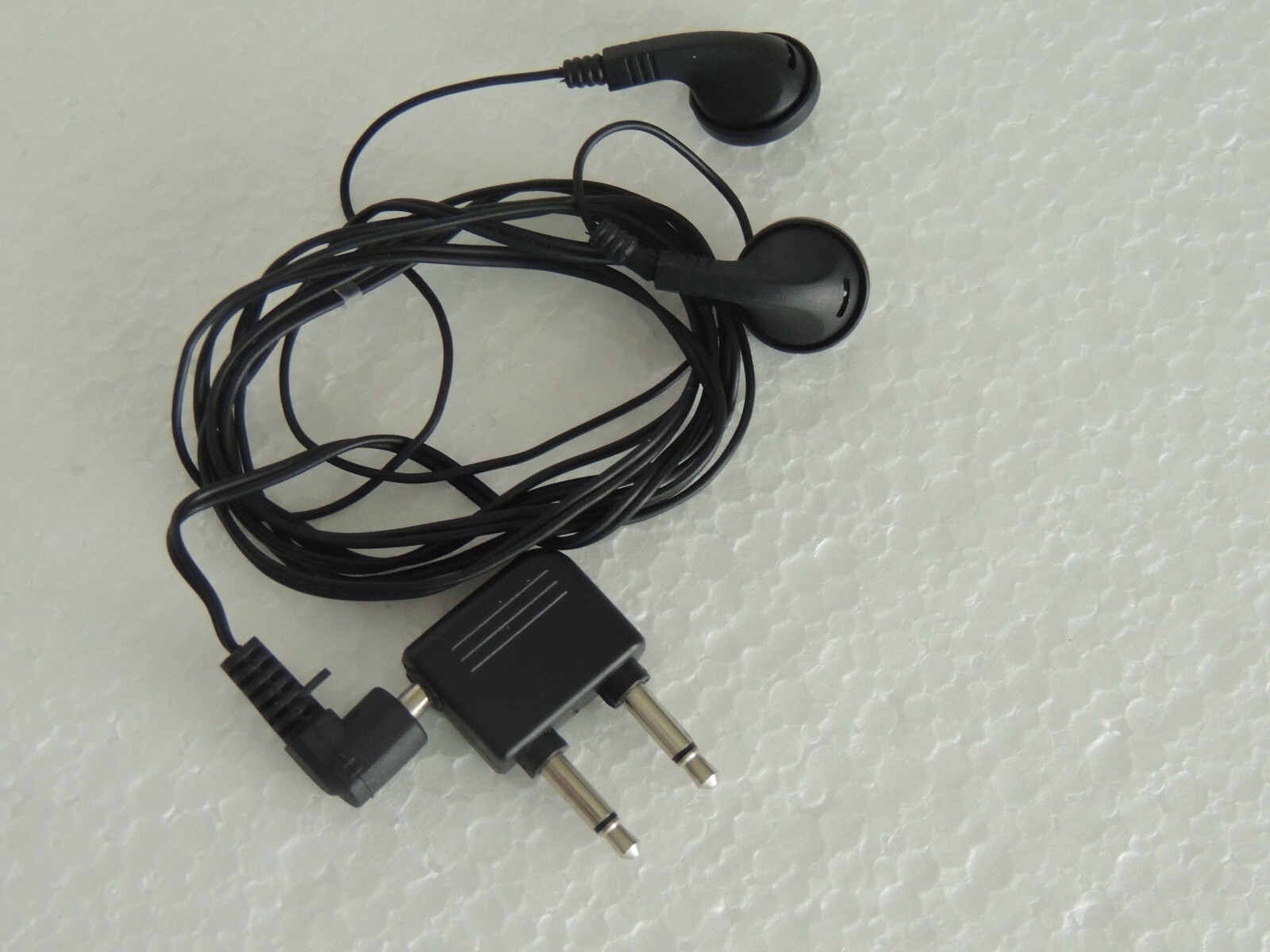 4 set EAR STEREO HEADPHONES headset /ecouteur cb earplug airplane
