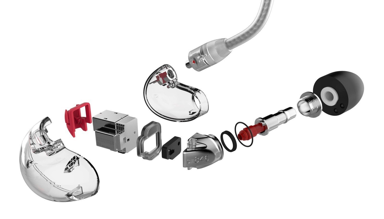 Shure SE846 PRO Gen 2 Wired Sound Isolating Earphones – Quad Driver, Custom…
