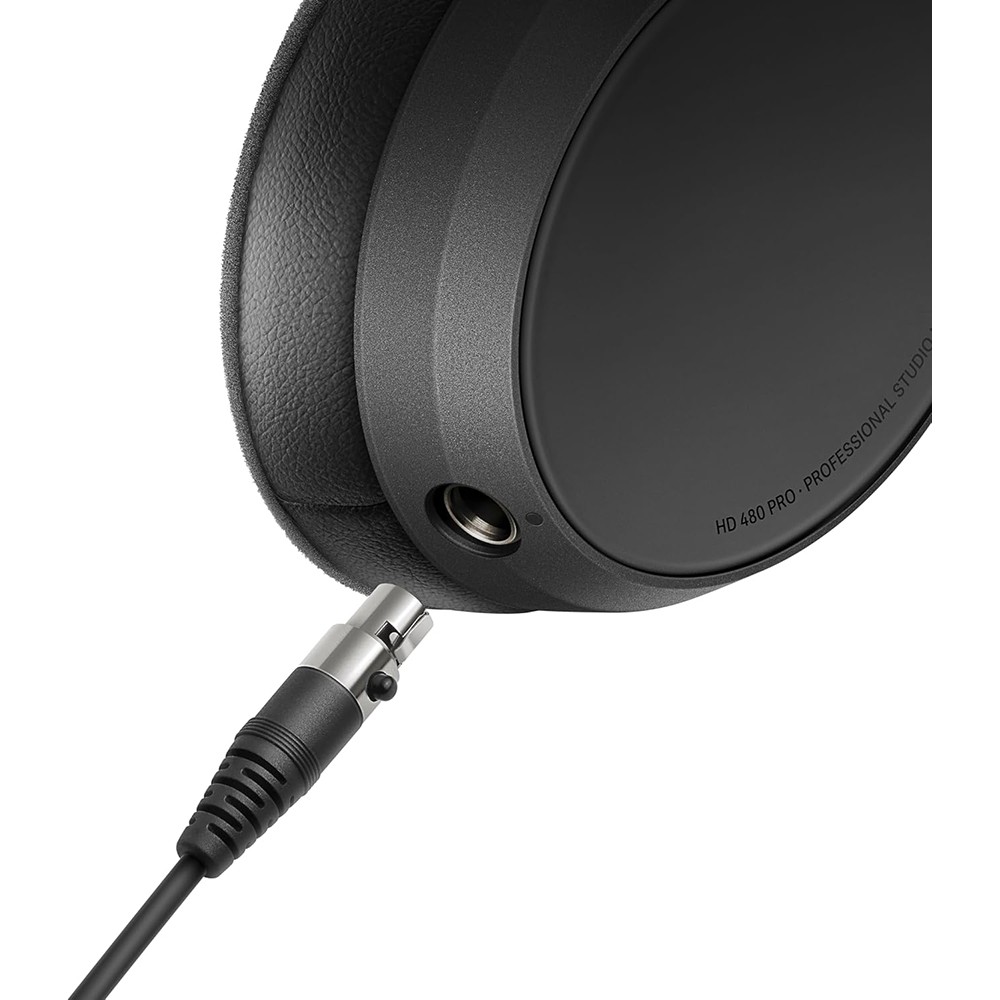 HD 480 PRO Plus Professional Closed-Back Studio Headphones, Black