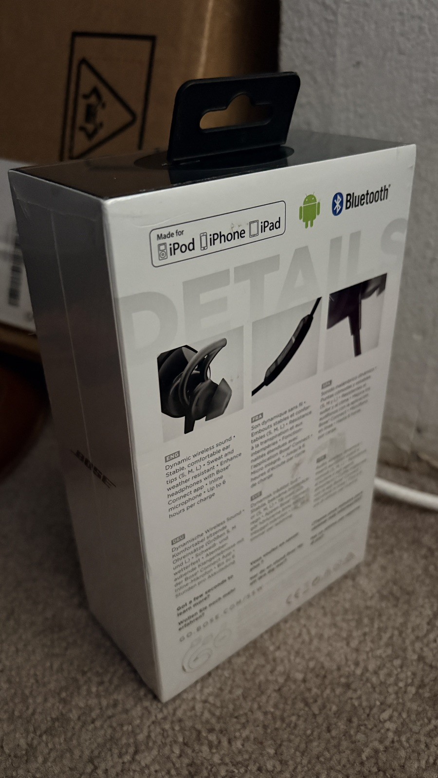 BOSE SoundSport Wireless Sweatproof Earbuds Earphones Neckband – BRAND NEW