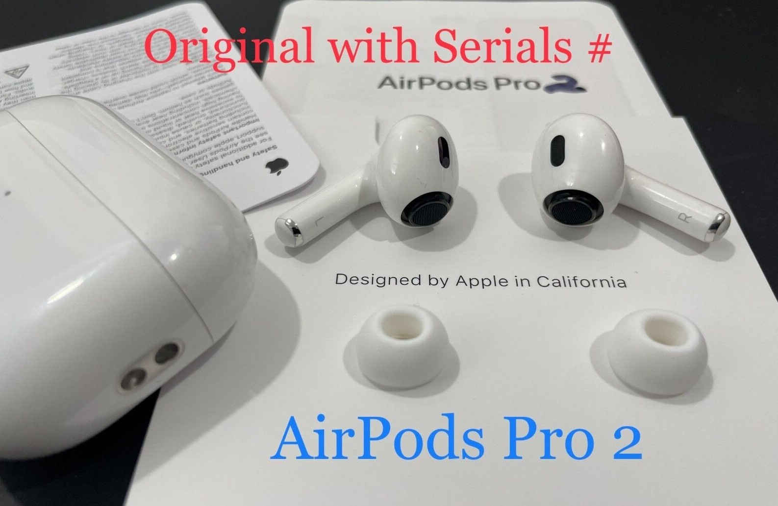 Original Apple AirPods Pro 2/ 2nd Gen (Lightning) Right or Left or Charging Case