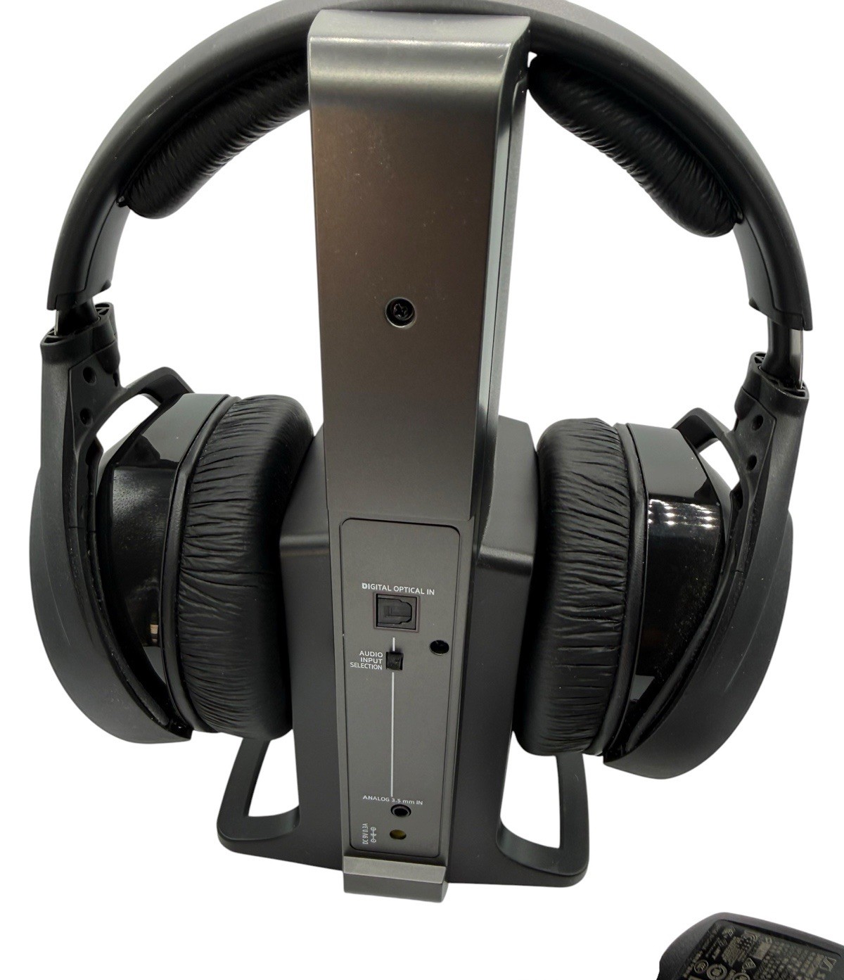 Sennheiser HDR 175 Wireless RF Headphones TR175 Charging Base & Charger -Tested