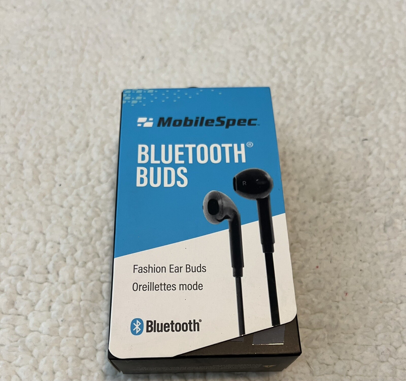 Mobilespec 2021 MBS11301 Bluetooth Fashion Earbuds Black With Microphone