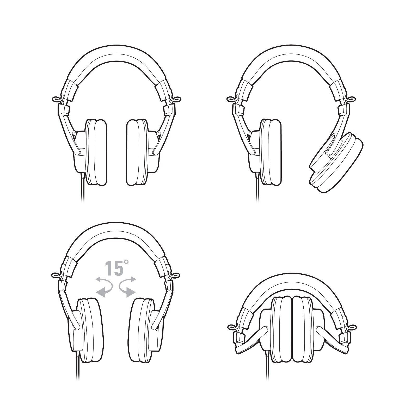 Audio-Technica ATH-M30X Professional Monitor Headphones