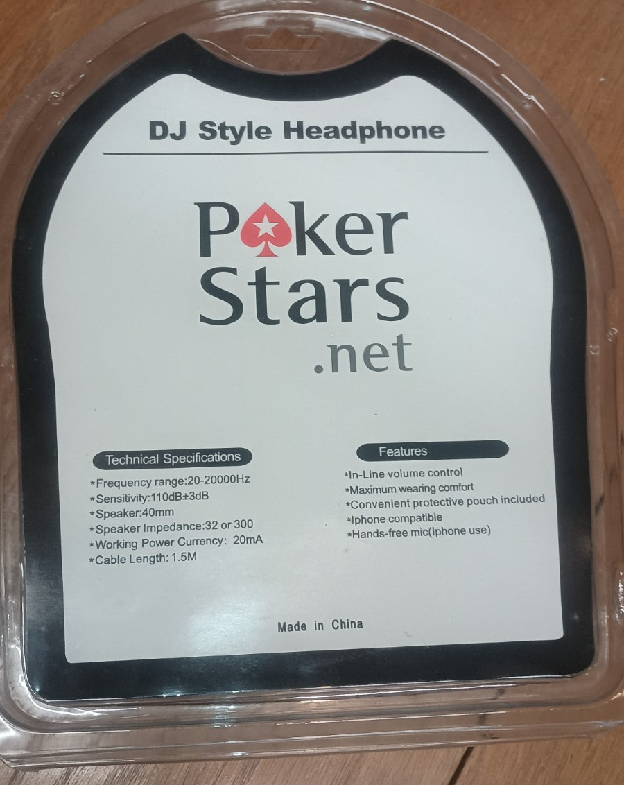 Lot of 11: PokerStars.Net Special Edition DJ Style Headphones Collectable