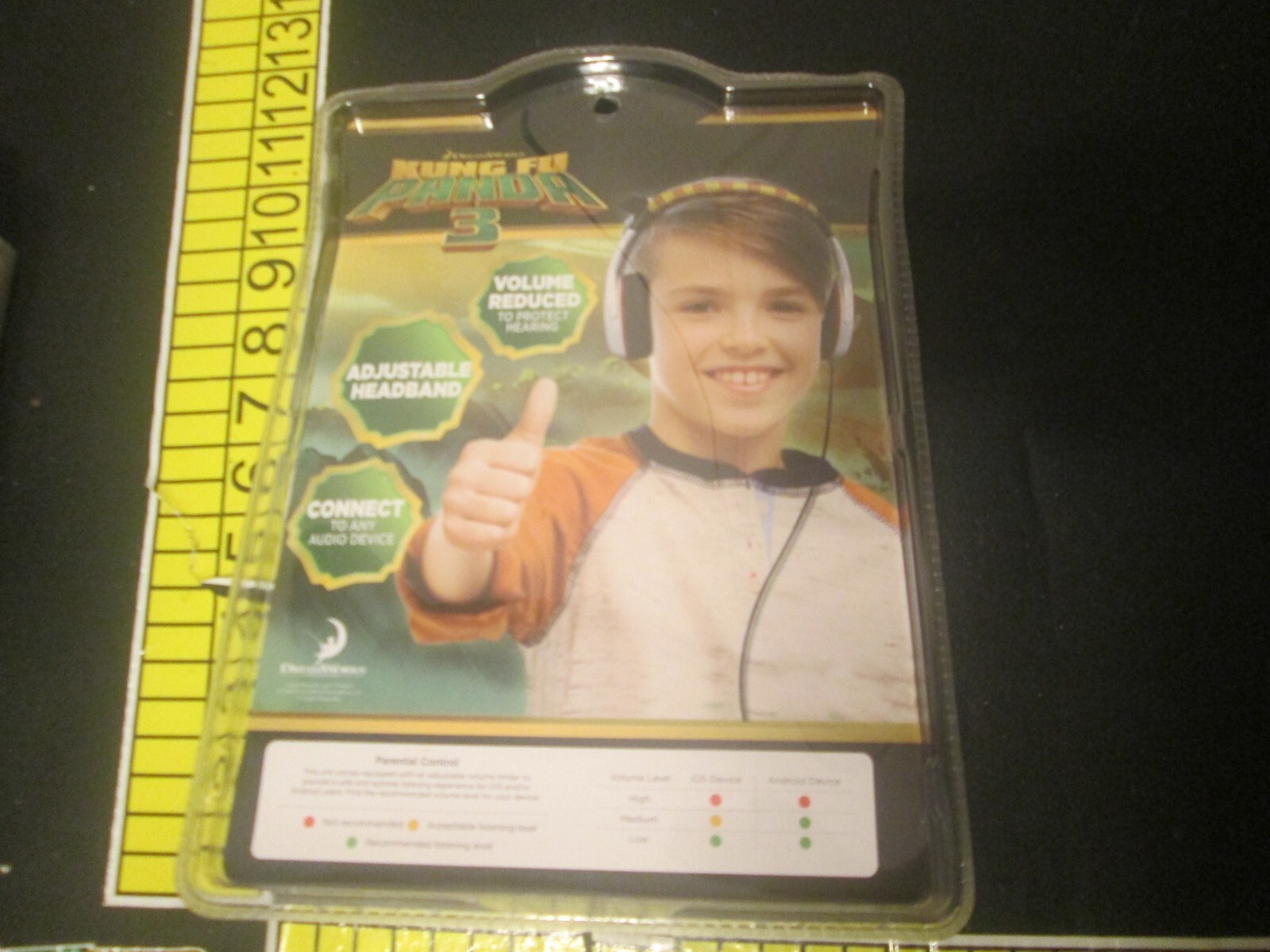 Kung Fu Panda 3 Stereo Headphones by eKids (#KF- 140.EXv6)