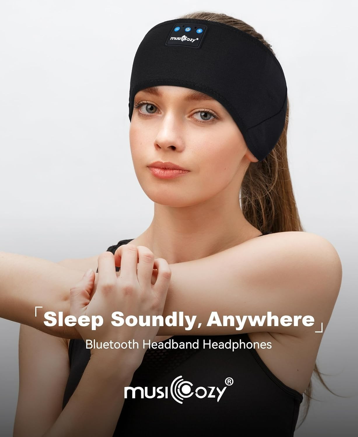 MUSICOZY Sleep Headphones Bluetooth 5.4 Headband Wireless Workout