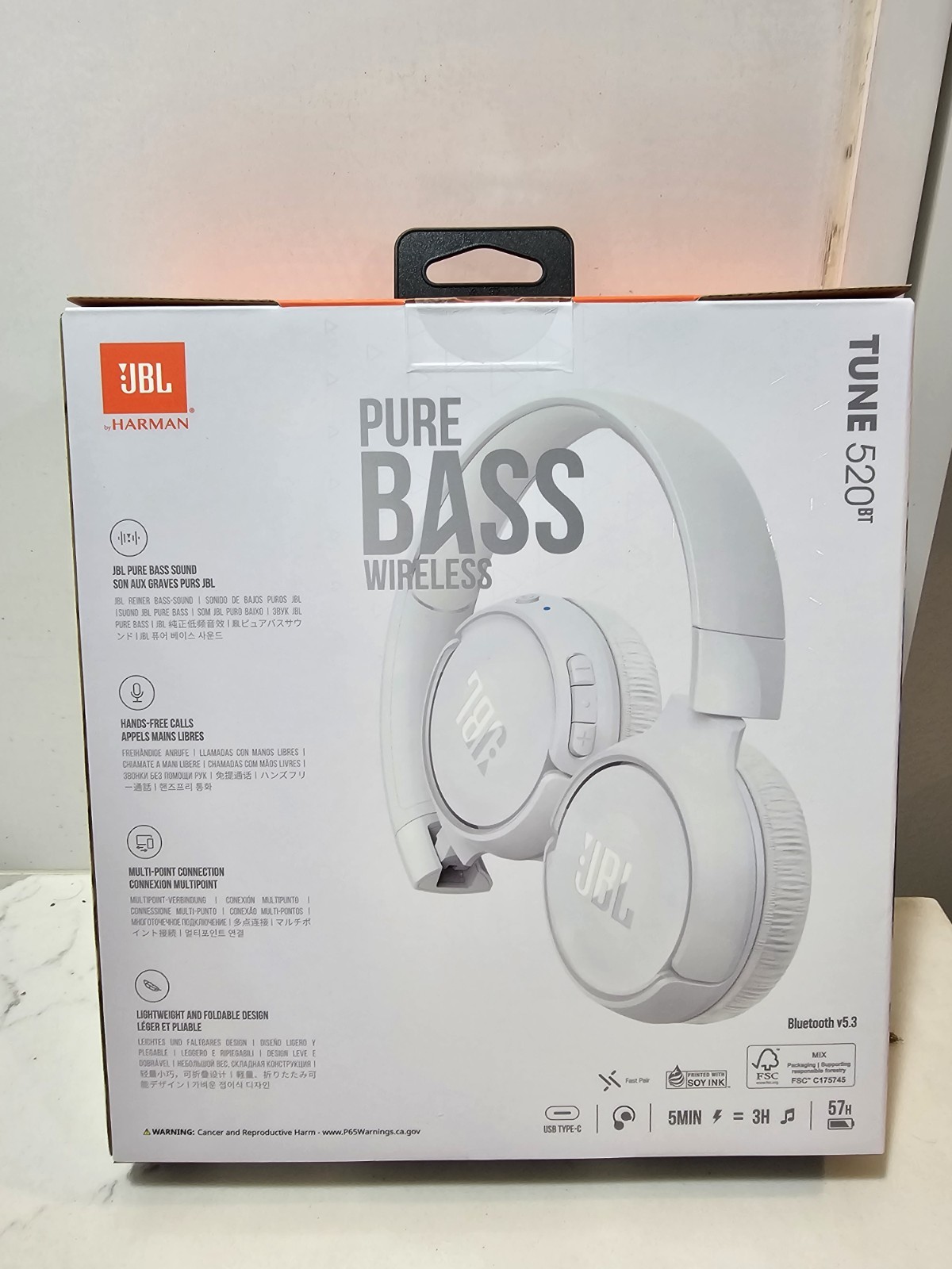 jbl harman bluetooth headphones Tune 520bt