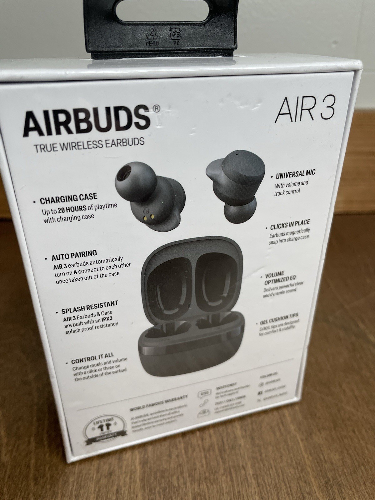 Air3 Airbuds True Wireless Earbuds Water Resistant Brand New