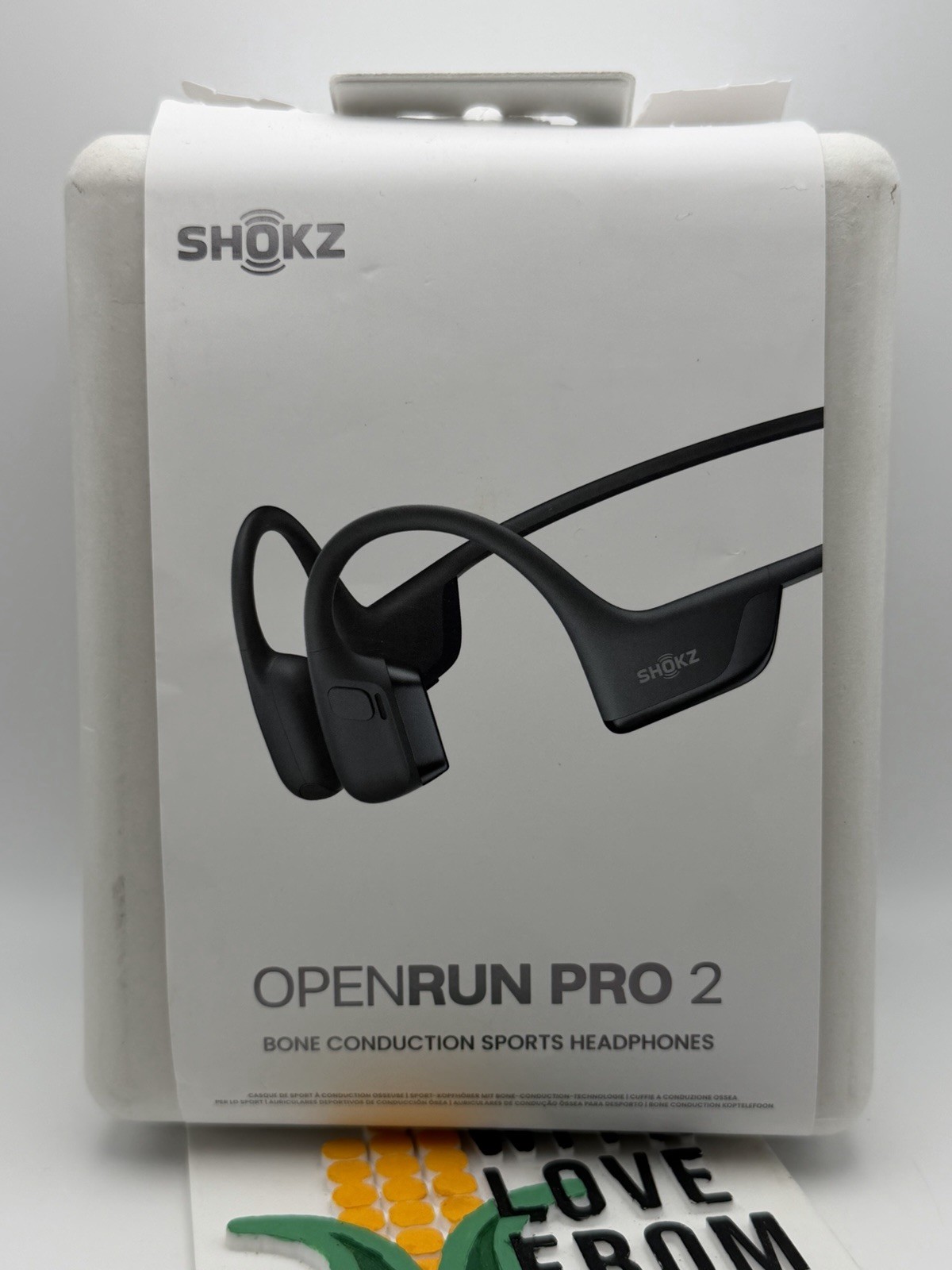 Shokz OpenRun Pro 2 Bone Conduction Open-Ear Sport Headphones – Black