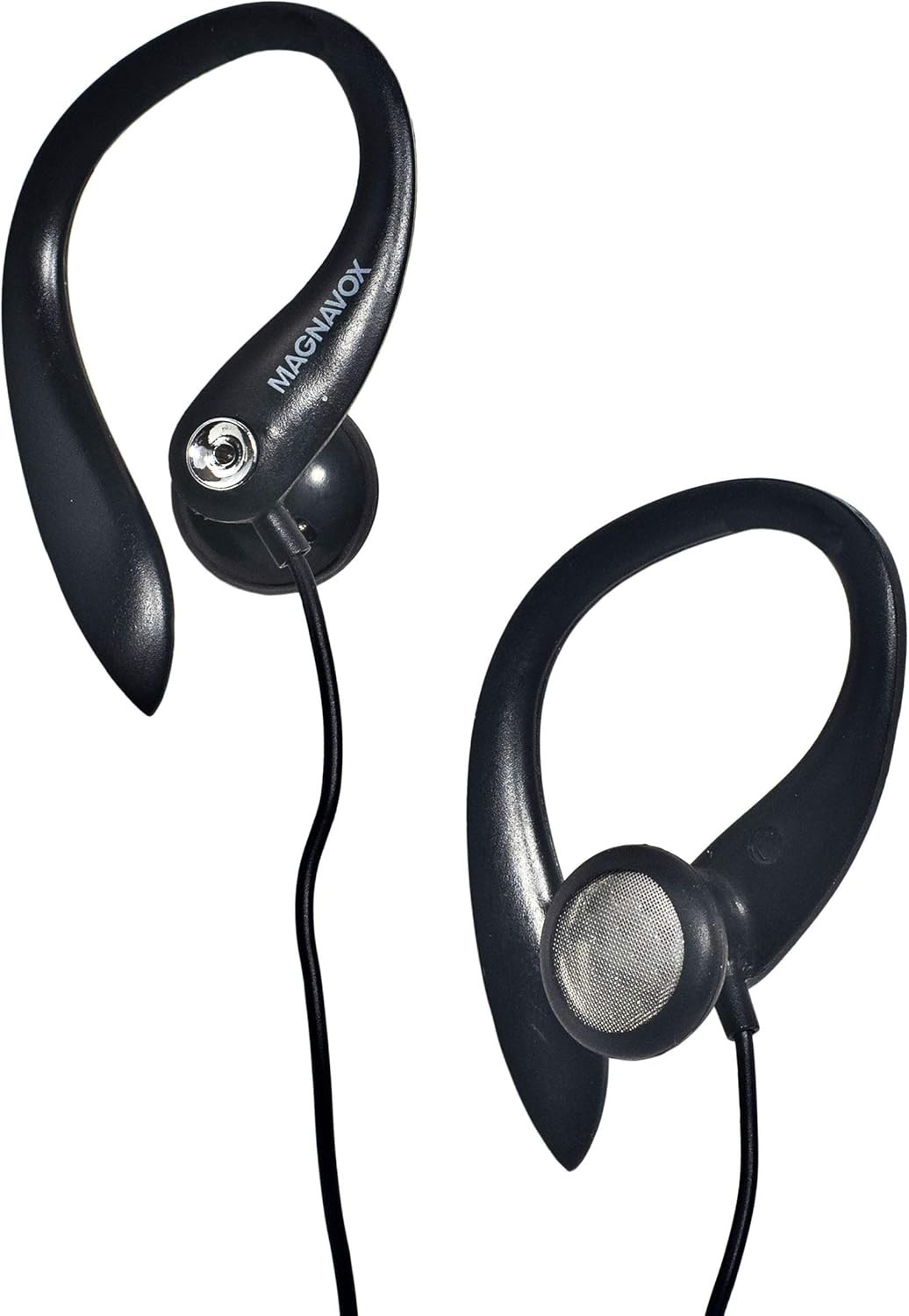 MHP4854-BK Earhook Earbuds with Microphone in Black | Available in Black & White