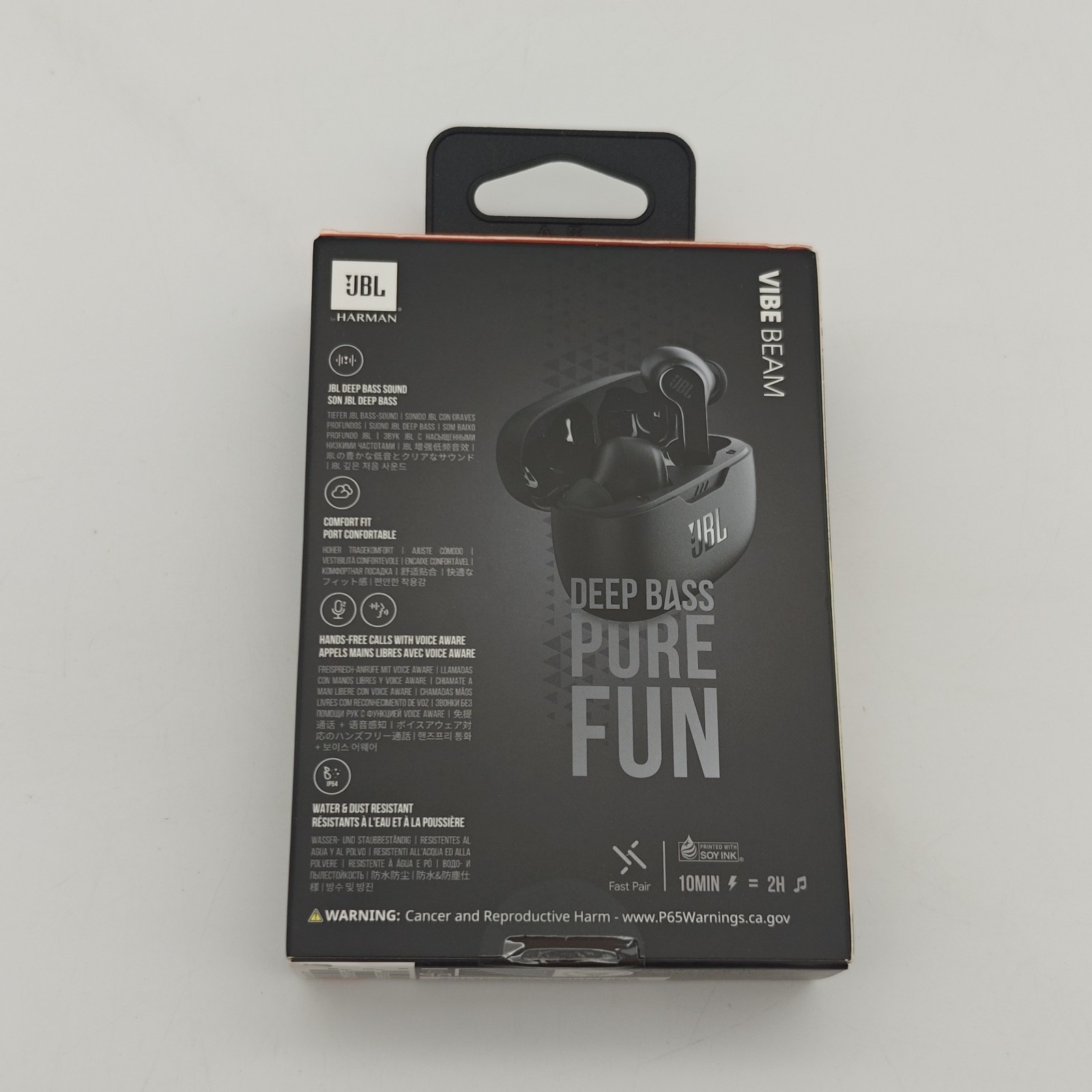JBL Vibe Beam True Wireless Deep Bass Earbuds With Bluetooth Sealed In Box New