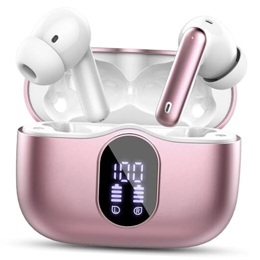 Wireless Earbuds Bluetooth 5.4 Headphones Bass Stereo Ear Buds with Noise