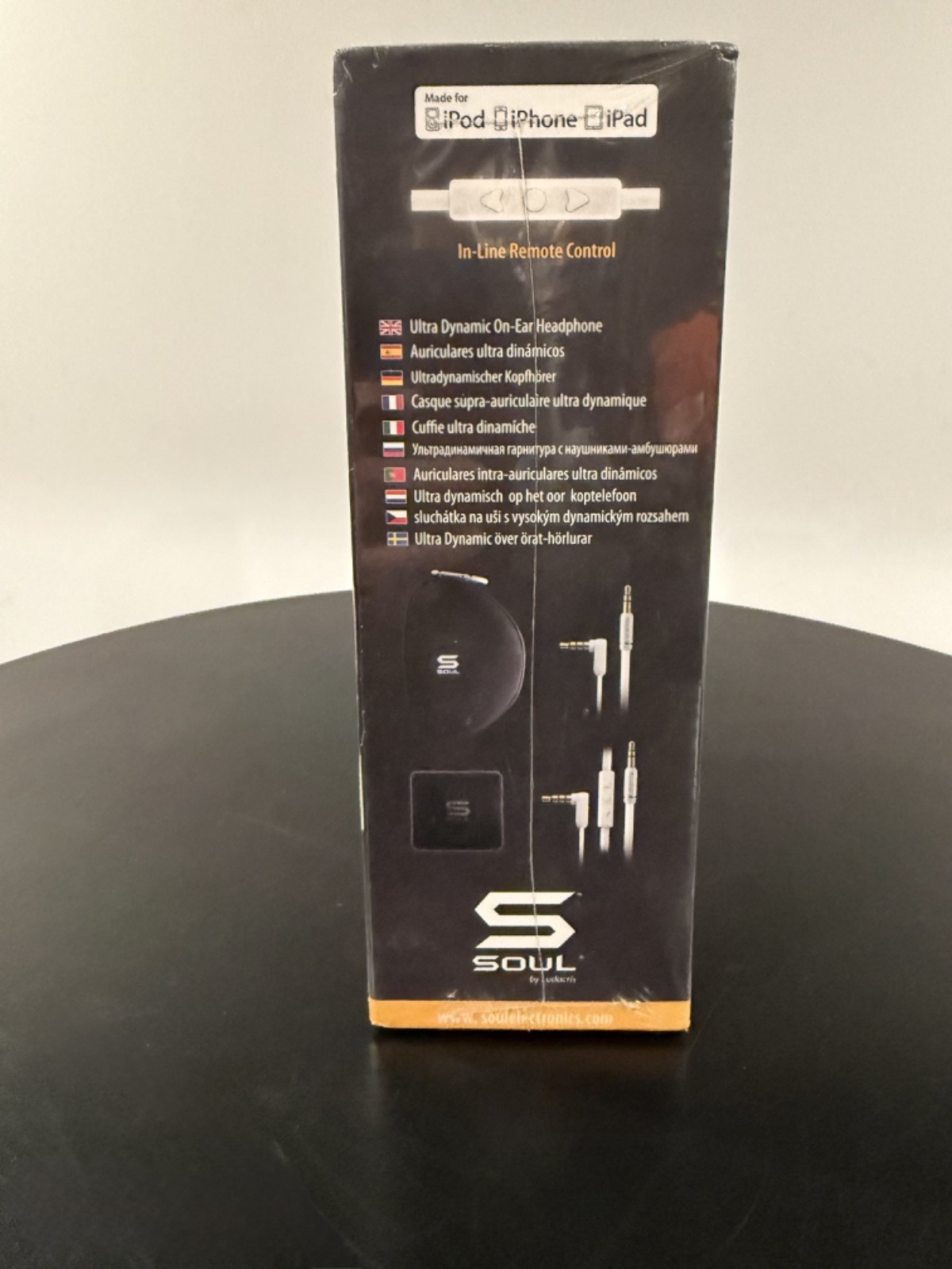 SOUL SL100 Headphones Unisex OS White Ultra Dynamic On-Ear Ludacris NEW