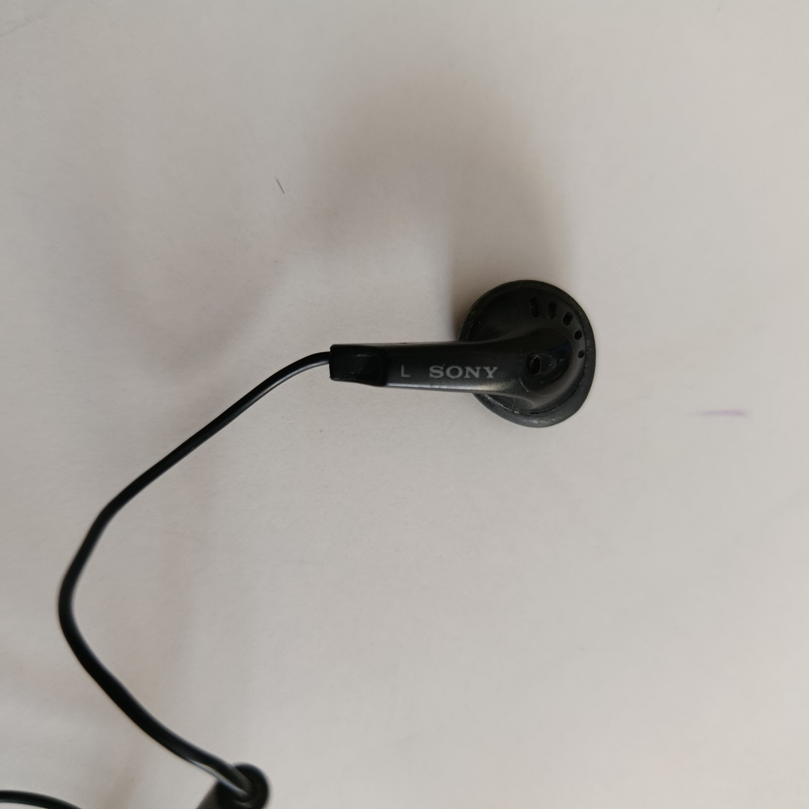 Sony MDR-E535 2.5 mm plug in Earphones Black for Sony MD/CD/Cassette Remote