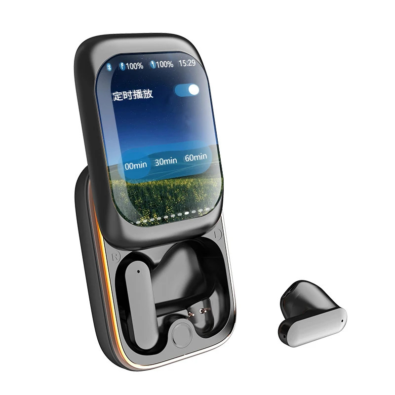Slide-out True Wireless Bluetooth Touch Screen Headphones For Android IOS