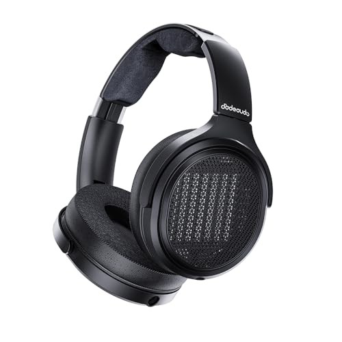 FiiO JT7 Black Open-Back Planar Magnetic Headphones 3.5mm 4.4mm Balanced Hi-Res