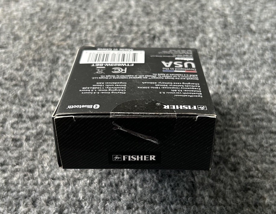 Fisher Vibez Sound True Wireless Bluetooth Earphones White Google Siri Enabled