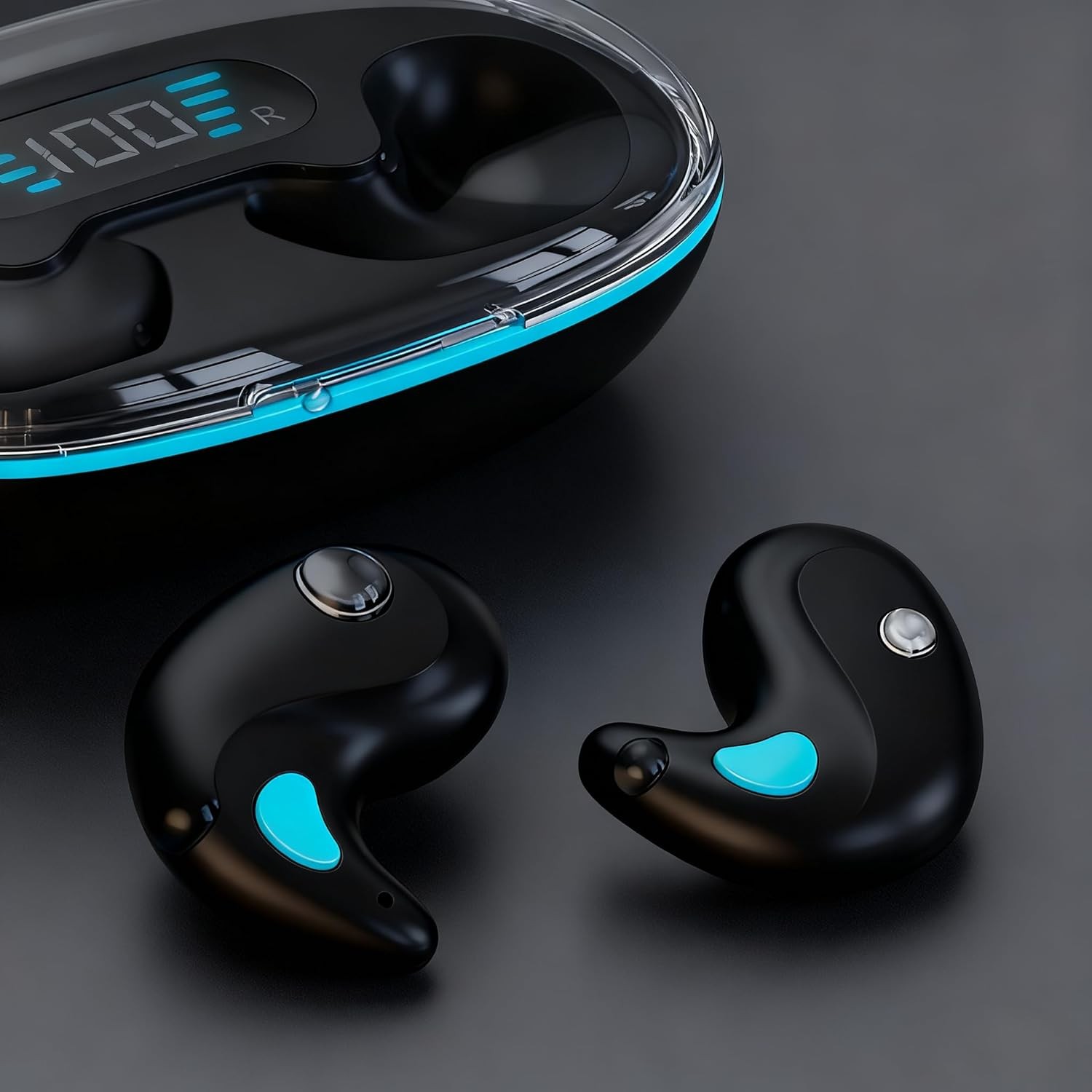 Invisible Sleep Wireless Earbuds Bluetooth 5.3 Headset TWS Waterproof Earphone