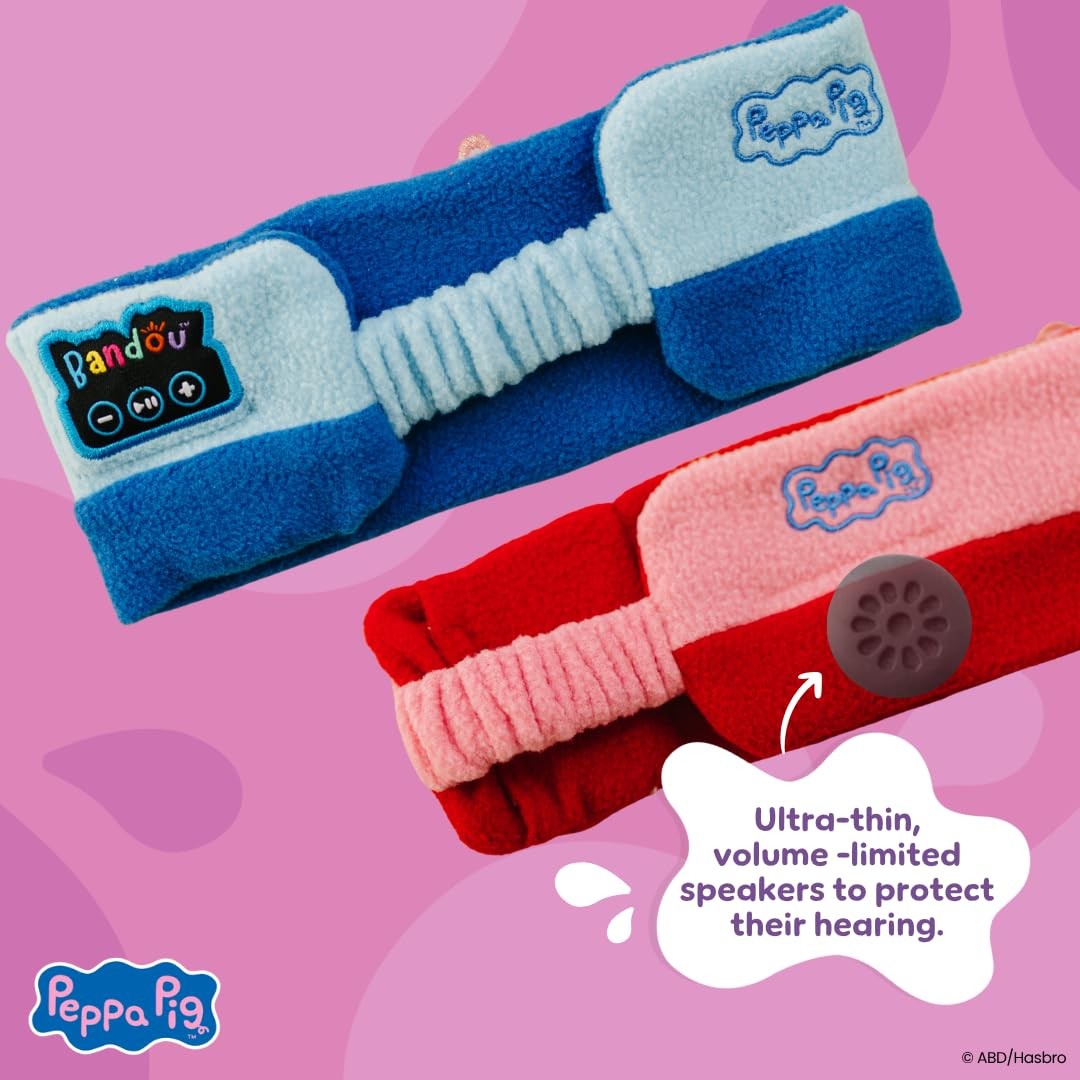 Bandou Peppa Pig Headphones – Kids Headband One size fits all,