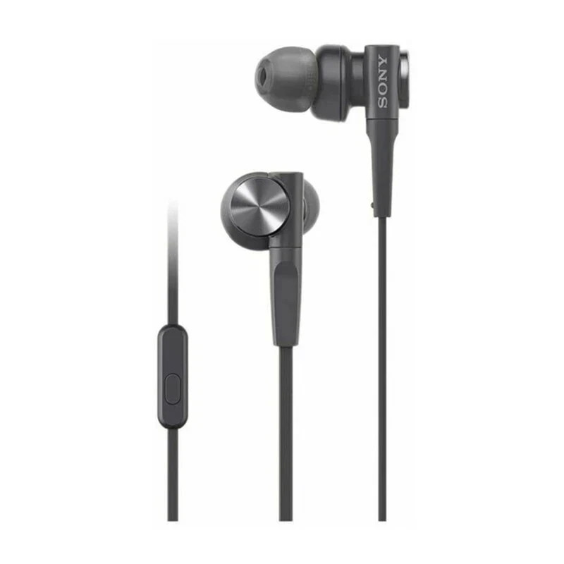 Bass Booster In-Ear Headphones In-line Remote Mic For SONY MDR-XB55AP – 2 Colors
