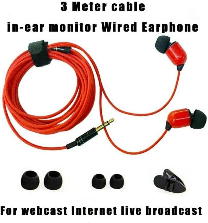 3 Pack 10FT Earbuds 3.5Mm Stereo 3 Pole Headset Earphones 3 Meter Long Extens…