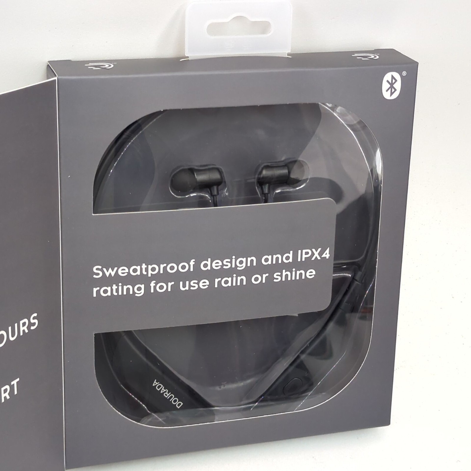 Neckband Bluetooth Wireless Earbuds with HD Mic Talk Sport Sweat Hifi Earphones
